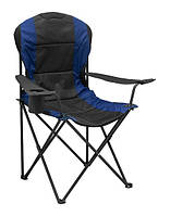 Крісло для риболовлі Рибальське крісло павук із підлокітником Крісло туристичне розкладне Турист NR-34 синє