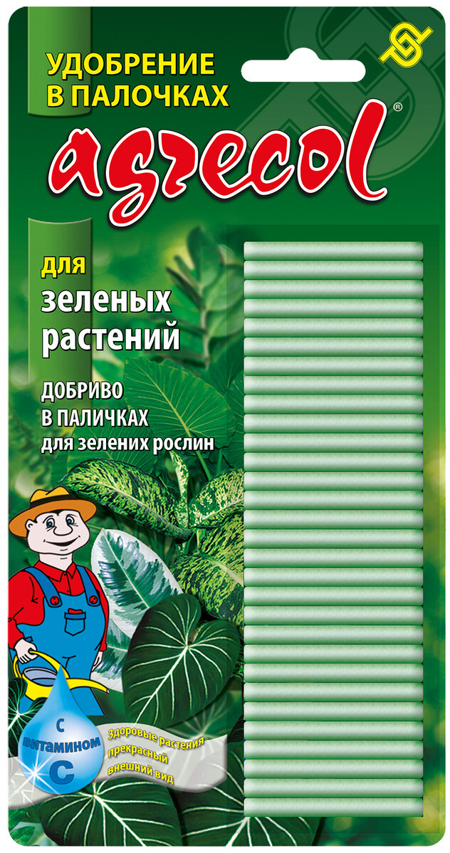 Агрікол 12-6-8 добриво палички для декоративно-листяних рослин 30 шт. AGRECOL