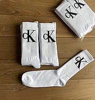 Высокие женские Calvin Klein - Белые носки