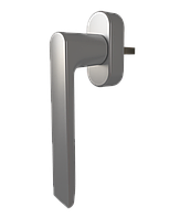 Ручка віконна Astex для металопластикового вікна WH 087 протизламна титан (F9)