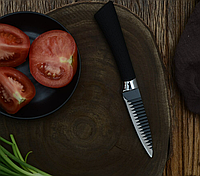 Качественный набор черных кухонных ножей с мраморным покрытием из 6 предметов для кухни ХЕ726, GP3