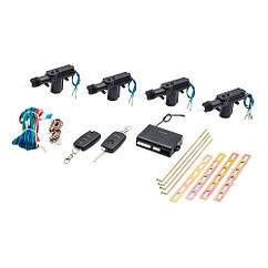 Центральний замок (1 шт.5-пров + 3 шт.2-пров +ключ/брелок) / EL 101 519