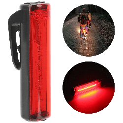 Задня LED фара на велосипед, з USB / Червона велофара / Світлодіодний ліхтар для велосипеда