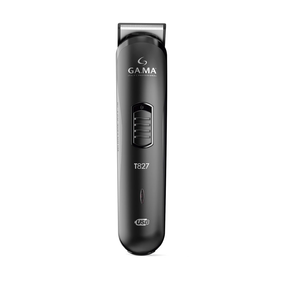 Тример для догляду за бородою і тілом Ga.Ma Black Titanium T827