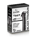 Тример для догляду за бородою і тілом Ga.Ma Black Titanium T827, фото 4