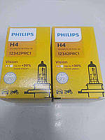 Б/У Автолампа Philips H4 12V 60/55W (PS 12342 PR C1)