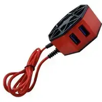 СЗУ адаптер 220V 2USB + Micro FAST CHARGER круглый