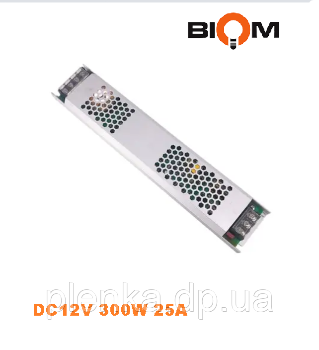 Блок живлення DC12V 300 W 25 А BPU-301 BIOM Professional