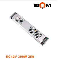 Блок живлення DC12V 300 W 25 А BPU-301 BIOM Professional