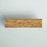 Вулична лавка №4 з ламелей дерева, фото 3