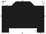 Мішень ЗСУ №17а для стрільби силует Безвідкатна гармата (ПТРК) на автомобілі чорна, розмір 1800х2800мм, фото 2