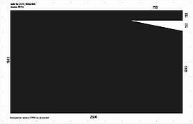 Мішень ЗСУ №17а для стрільби силует Безвідкатна гармата (ПТРК) на автомобілі чорна, розмір 1800х2800мм