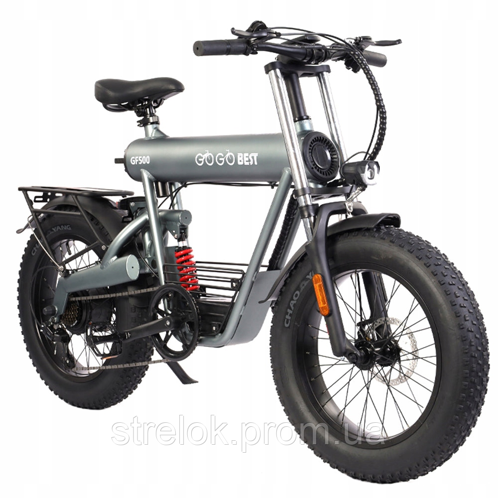 Електричний велосипед GOGOBEST GF500 750 Вт Black