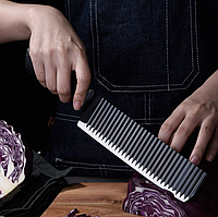 Качественный набор черных кухонных ножей с мраморным покрытием из 6 предметов для кухни ХЕ726, GP10