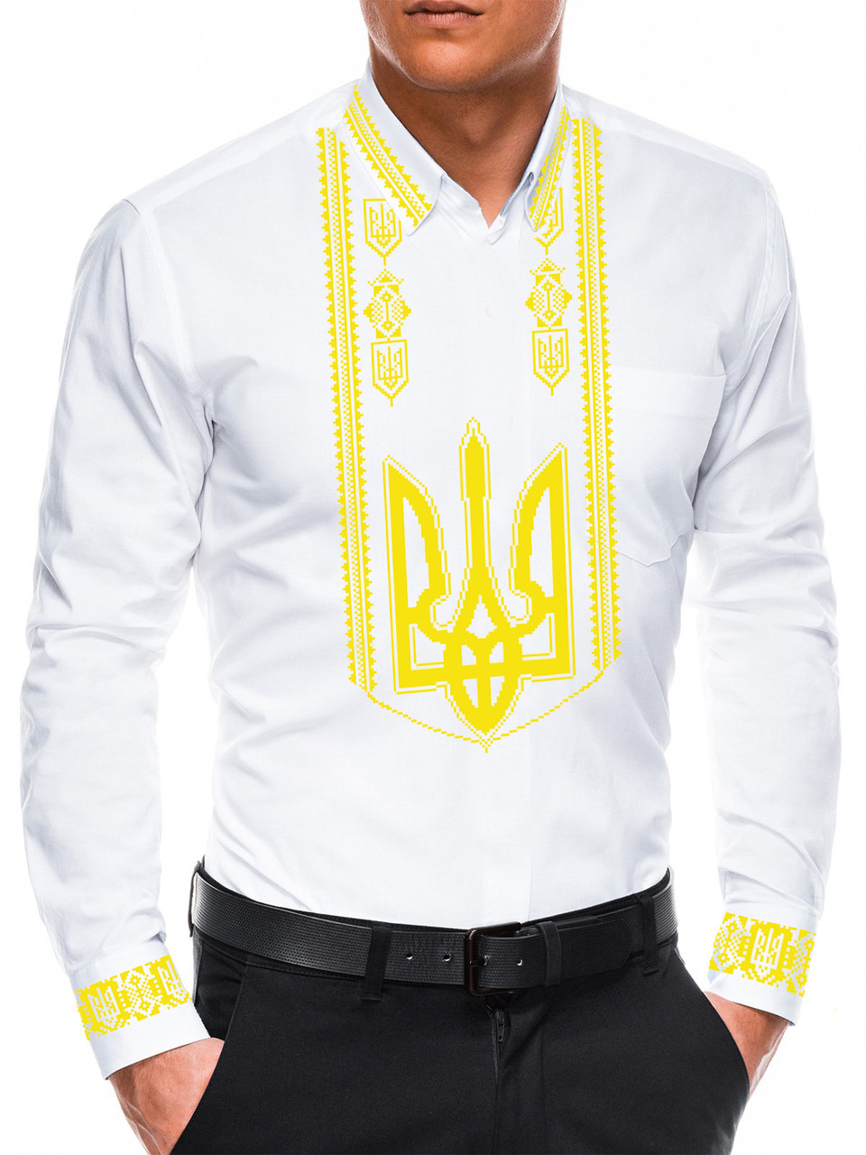 Заготовка для чоловічої вишиванки № 213-сч