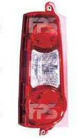 Фонарь задний левый 2 двери красный (тип 2008-12) для Peugeot Partner 2012-15