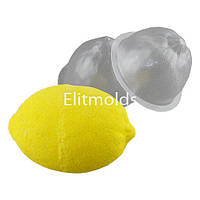 Пластиковая форма Сфера для бомбочек Лимон 190 г