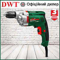 Сетевая безударная дрель DWT BM06-10 GC реверсивная с регулировкой скорости, надежная электродрель ДВТ 600 Вт