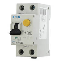 Диференційний автоматичний вимикач PFL6-16/1N/B/003 (286431) Eaton