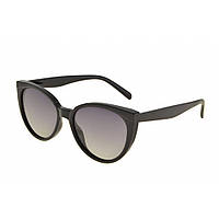 Черные солнцезащитные очки круглые / Солнцезащитные очки хорошего качества / Черные солнцезащитные QB-221