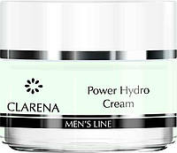 Мужской увлажняющий крем для лица Clarena Men's Line Power Hydro Cream, 50 мл
