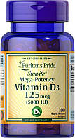 Вітамін D3 Puritan's Pride Vitamin D3 5000IU 100softgels