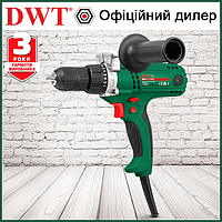 Профессиональный сетевой дрель-шуруповерт DWT BM04-13 STG двухскоростной с быстрозажимным патроном 400 Вт