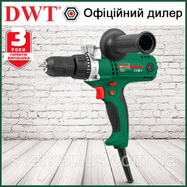 Профессиональный сетевой дрель-шуруповерт DWT BM04-13 STG двухскоростной с быстрозажимным патроном 400 Вт - фото 1 - id-p1814034040