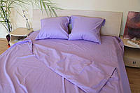 Очень красивое постельное белье, Однотонный комплект постельного белья в Лиловом цвете