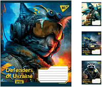 Набор тетрадей 18л. линия Yes Defenders of Ukraine, уп.25шт. (766346)