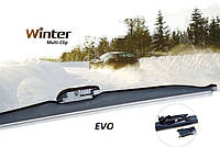 Зимняя щетка стеклоочистителя (дворник) EVO 550мм с мультикреплением, 1 шт