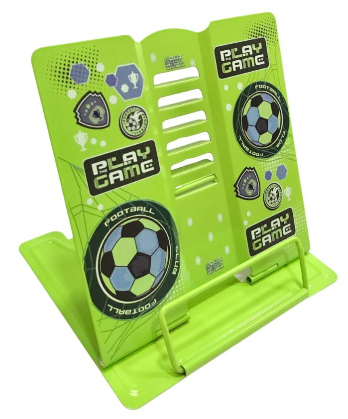 Підставка для книг метал сплошна Kidis 15*18см Football club 13116, фото 1