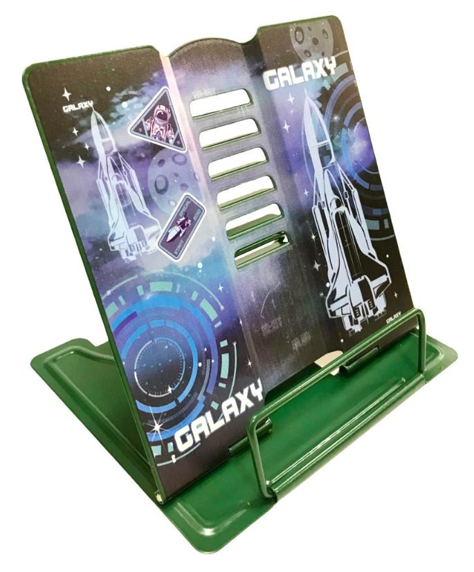 Підставка для книг метал сплошна Kidis 15*18см Galaxy 13114, фото 1