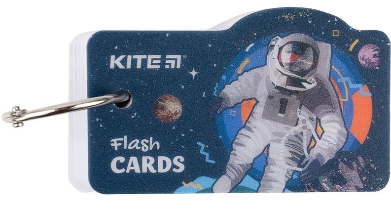 Картки для запису іноземних слів Kite 80арк Cosmonaut K21-358-1