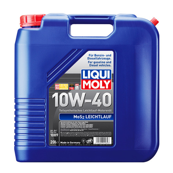Напівсинтетичне моторне масло - MoS2 Leichtlauf SAE 10W-40 20 л