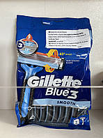 Одноразовые бритвы Gillette Blue3 8шт(плавающая головка,узкая ручка)