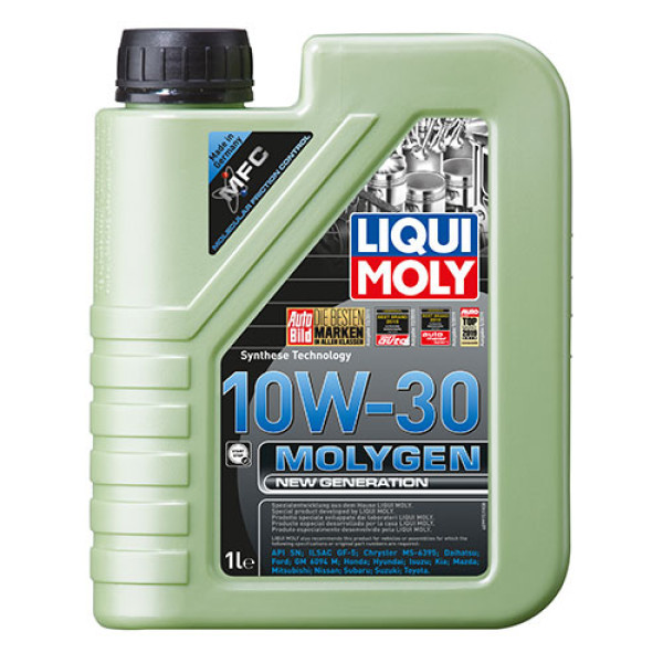 Напівсинтетичне моторне масло - Molygen New Generation 10W-30 1л (9975)