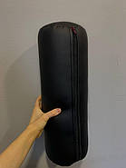 Валик для косметологічної кушетки, масажного столу з еко-шкіри чорний, фото 2