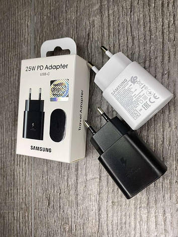Адаптер для швидкого заряджання Samsung EP-TA800 25 Вт USB-C, фото 1