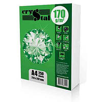 Папір щільний А4 170г/м2 250 листів CRYSTAL Картон / Ватман для принтера