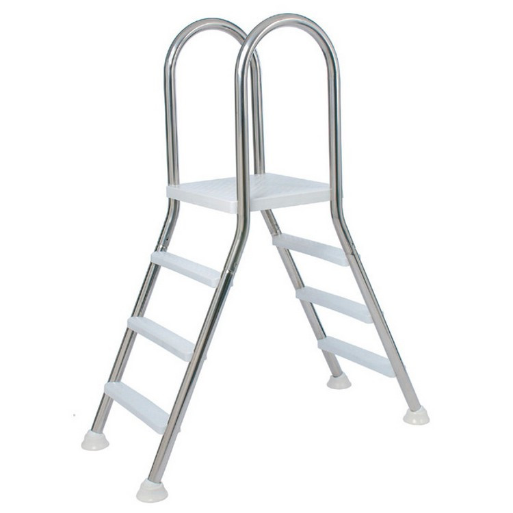 Сходи нержавіючі для наземних каркасних басейнів до 1 метра Hayward (3 сход) AISI-304, фото 1