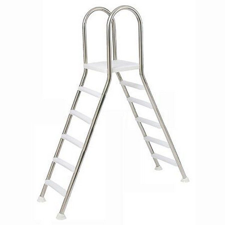 Сходи нержавіючі для наземних каркасних басейнів 1.5 м Hayward (5 сход) AISI-304