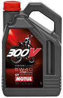 Масло моторное для мотоциклов Motul 300V 4T FACTORY LINE OFF ROAD SAE 5W40 (4L)