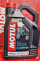 Масло моторне для мотоциклів Motul 3000 4T SAE 20W50 (4L)