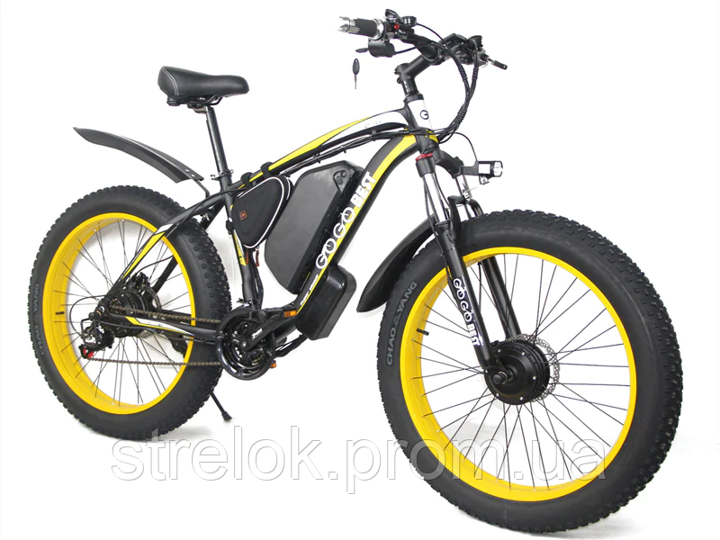 Електровелосипед GOGOBEST GF700 1000W Yellow