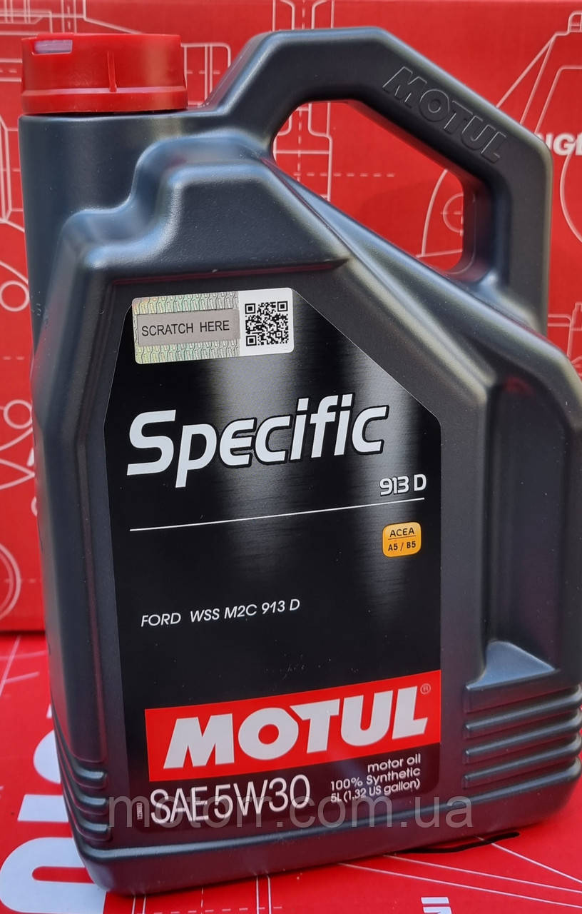 Моторне масло Ford Motul SPECIFIC 913 D SAE 5W30 (5L)