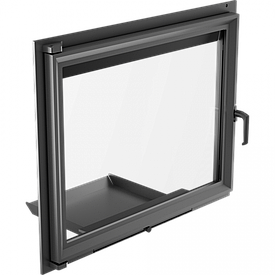 Камінні дверцята AMELIA 750/607мм (пряме скло)