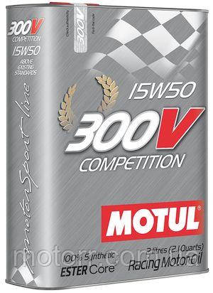 Масло моторне Motul 300V COMPETITION SAE 15W50 (2L)
