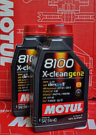 Масло моторное Motul 8100 X-CLEAN GEN2 SAE 5W40 (1L)