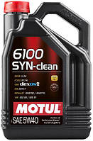 Масло моторное Technosynthese Motul 6100 SYN-CLEAN SAE 5W40 (4L)